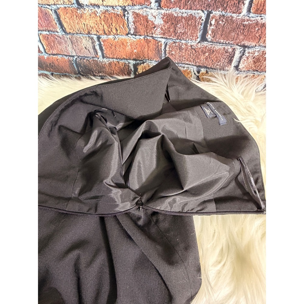 Banana Republic Petite Black Wool Blend Pencil Skirt Side Zip Stretch Size 6P - Picture 5 of 9